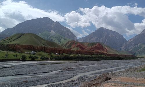 Landschaft in Kirgistan