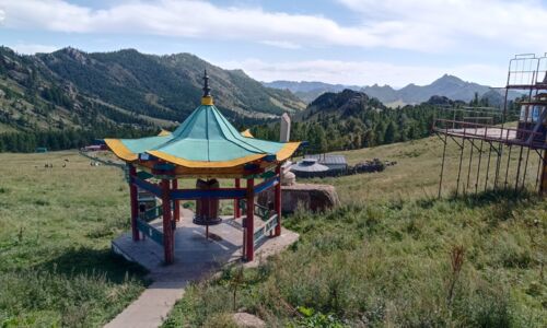 Auf dem Weg zum Buddhistischem Tempel