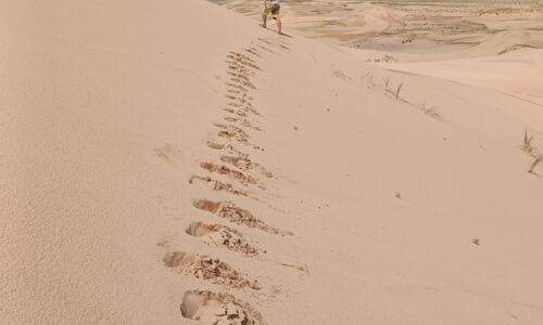 Spuren im Sand..